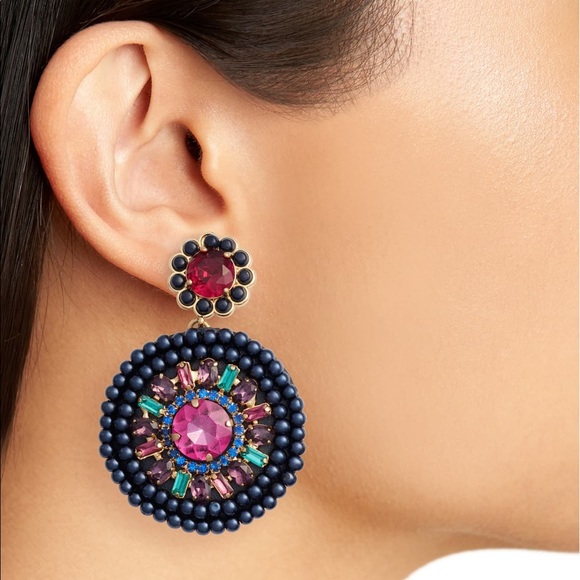 KATE SPADE luminous leather statement earrings - Picture 3 of 3